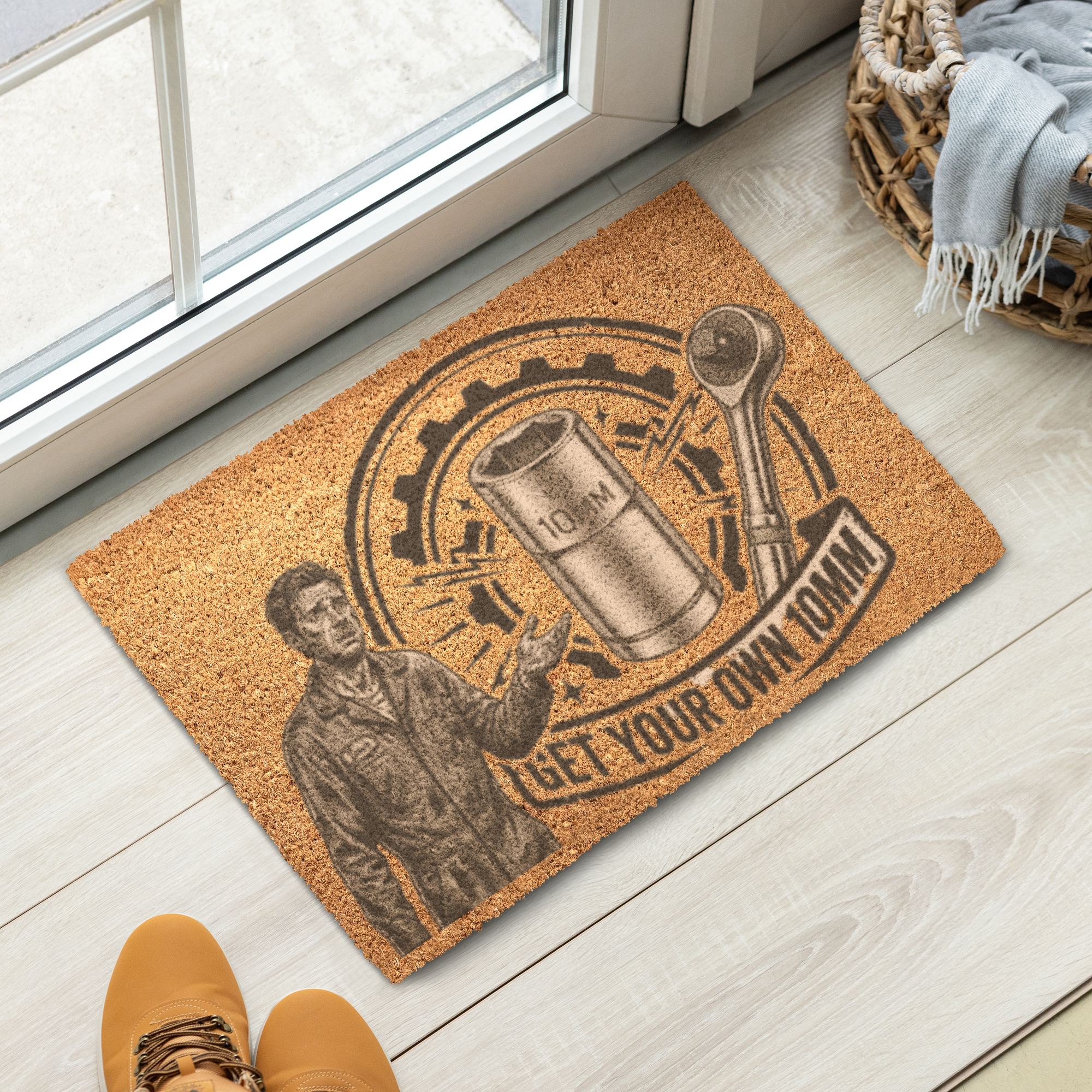 "Get Your Own 10mm" Doormat